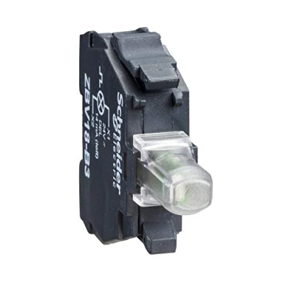 Imagen de Schneider Electric ZBVB1 Bloque Luminoso, Ø 22, LED Integral, 24 V Blanco