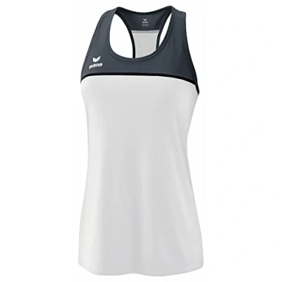 Imagen de Erima „Change by Ligero Camiseta de Tirantes, Blanco/Slate Grey/Negro, 42 para Mujer