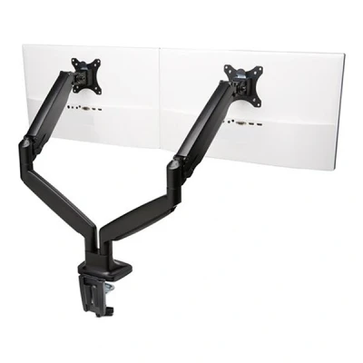 Imagen de Kensington Brazo con Configuración VESA para Dos Monitores Ajustes de Altura Un Toque, Teletrabajo Muelle Gas, Negro (K59601WW)