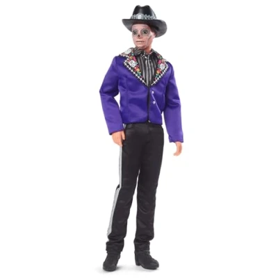 Imagen de Barbie Signature Ken Día de Muertos, muñeco, juguete colección, regalo +3 años (Mattel HJX15)