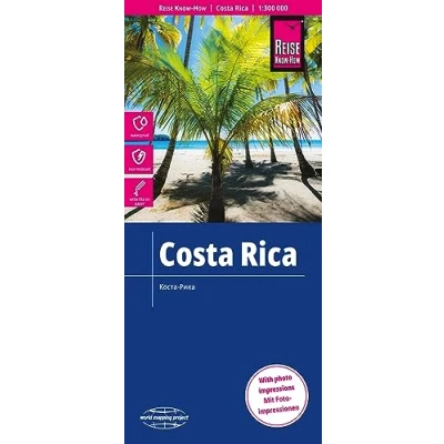 Imagen de Costa Rica 1:300.000 impermeable: reiß und wasserfest (world mapping project)