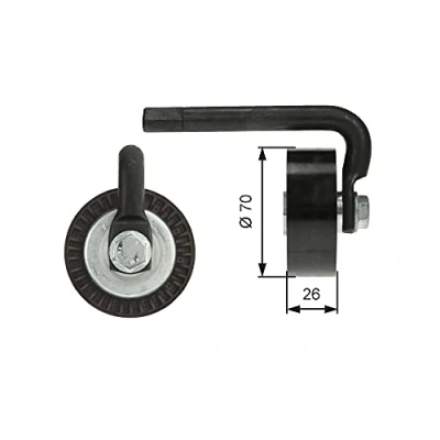 Imagen de GATES FleetRunner Micro V Kit T39012 Polea Tensora BMW: 3 Compact, Berlina, Coupé