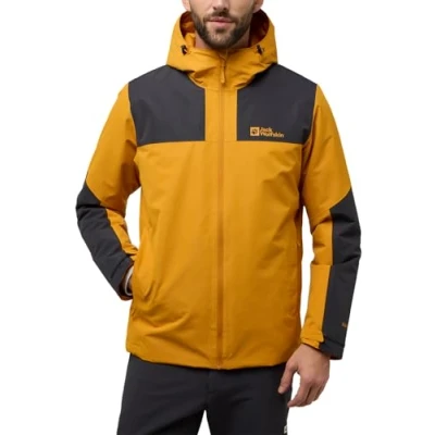 Imagen de Jack Wolfskin Jasper Ins Jkt M Chaqueta, Flor de Safflower, L para Hombre