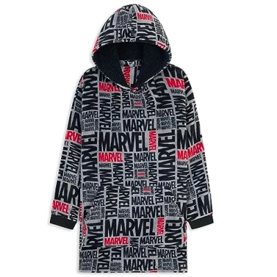 Imagen de Marvel Sudadera Oversize Hombre Avengers de Los Vengadores Batamanta (Gris/Negro)