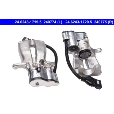 Imagen de ATE 24.6243 1720.5 Pinza de freno Aluminio con electromotor, sin soporte para vehículos estacionamiento electrónico AUDI: A8 D3