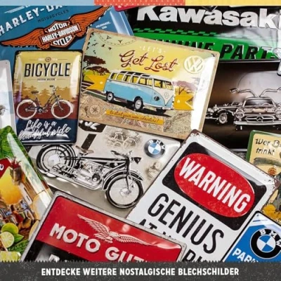 Imagen de Nostalgic Art Cartel metálico retro, 30 x 40 cm, Top Gun The Need for Speed Idea de regalo para amantes del cine, Official License Product (OLP), metal, diseño vintage