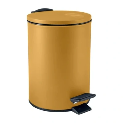 Imagen de Spirella SP2714 Acero Inoxidable 3 litros con Descenso automático Interior Adelar para baño, Cubo de Basura Softclose, Color Amarillo, Plástico