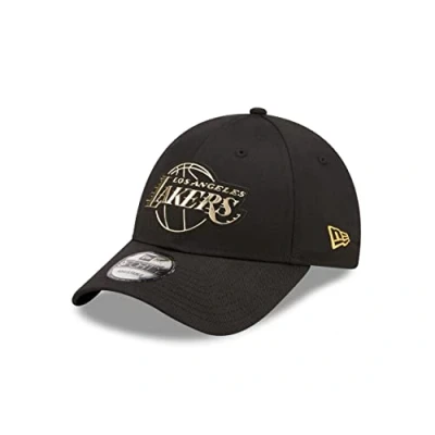 Imagen de New Era Los Angeles Lakers NBA Snapbackkappe Schwarz Goldlogo Basketball Cap verstellbar One Size