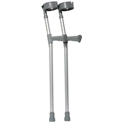 Imagen de NRS Healthcare F18141 Muletas de ajuste doble con mango plástico, largas