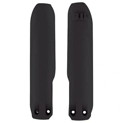 Imagen de POLISPORT 8399100003 Juego de protectores horquilla fabricado en polipropileno resistente a los impactos sin herrajes compatible con motocicletas BETA color negro