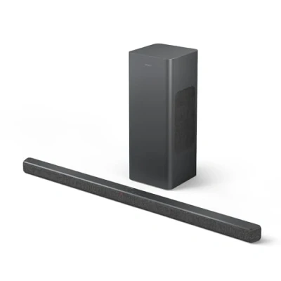 Imagen de Philips TAB6309 Barra de Sonido 2.1 con subwoofer inalámbrico Canales 320W, DTS Virtual X, Bluetooth 5.4, HDMI ARC, conexión óptica y conectividad USB Gris Oscuro
