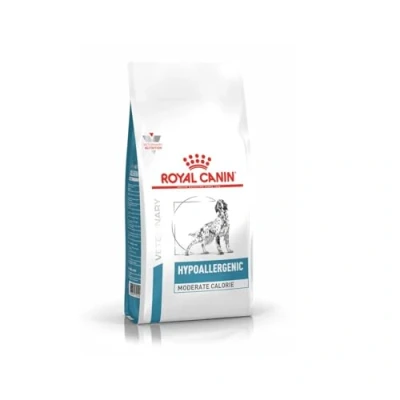 Imagen de ROYAL CANIN Veterinary HYPOALLERGENIC MODERATE CALORIE 1,5 kg Alimento completo Para perros reducir las manifestaciones de intolerancia a los ingredientes y nutrientes