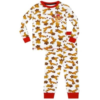 Imagen de Disney Pijama Rey León Niño De La Guardia del Pijamas Invierno Ajuste Ceñido 4 5 Años