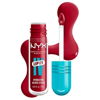 Imagen de NYX Professional Makeup, Lip IV Hydrating Gloss Serum, 11 Red y.Set.Wet!