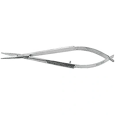Imagen de Artemio RE1215 Tijeras rectas para pinza, acero inoxidable, plata, 7,4 x 1 17,2 cm