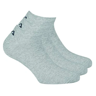 Imagen de FILA 3 pares de calcetines invisible sneaker socks unisex 35 46 colores múltiples: Colour: Grey Size: 39 42