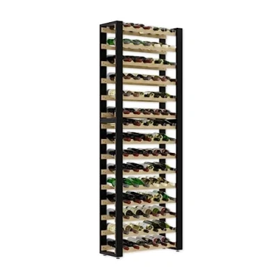 Imagen de Lenmar Serie RW Botellero de Madera para Botellas, LOFT, Vino, Botellero, Estantes, Botelleros, … (LOFT 90, 204 x 74 27, 90 Botellas)