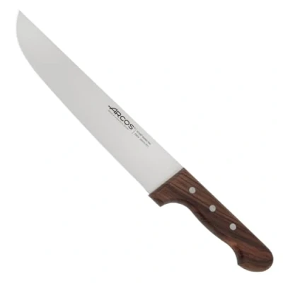 Imagen de Arcos Serie Atlantico Cuchillo Carnicero Hoja de Acero Inoxidable 250 mm Mango Madera Palisandro Color marrón