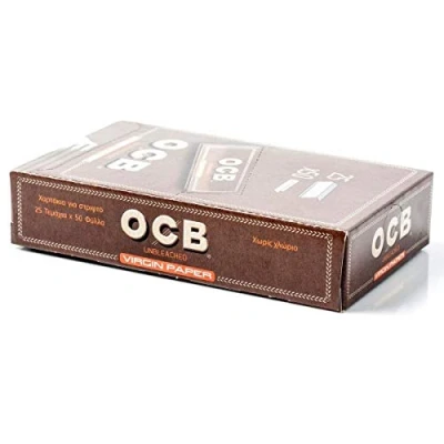 Imagen de PAPEL OCB VIRGIN 78MM 50 HOJAS (CADA ESTUCHE CONTIENE 100 LIBRITOS)