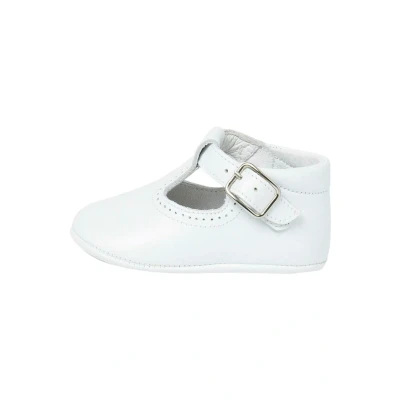 Imagen de Pisamonas Badana Pepito BEBE PIEL Mocasines para niños, Talla: 19, Blanco Zapatos