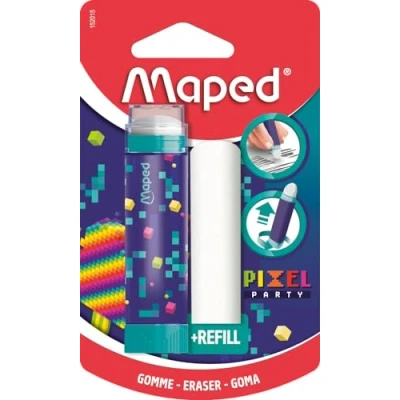 Imagen de Goma de Borrar Maped Pixel Party Borrado Perfecto, Diseño Innovador Ideal para Estudiantes