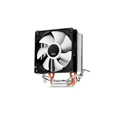Imagen de Nox Hummer H 190 NXHUMMERH190 Ventilador CPU 92 mm, PWM, Compatible Intel&amp;AMD, Heatpipe Doble de Cobre, Base Aluminio, Color Negro