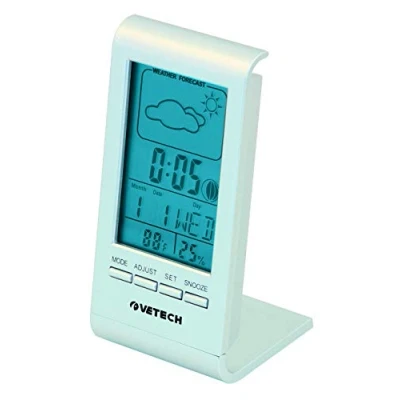Imagen de Velamp estación meteorológica de Interior 7 Funciones, Cosy Meteo, Gris Oscuro, 1.6 x 0.6 2.1 cm, therm02