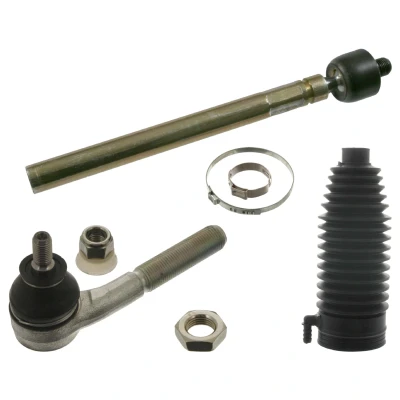 Imagen de FEBI BILSTEIN 39000 Barra de dirección Eje delantero, izquierda con abrazaderas, manguito PEUGEOT: 607 Berlina