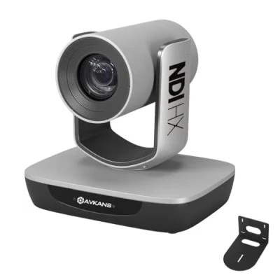 Imagen de AVKANS cámara NDI, zoom 20X 3G SDI HDMI PTZ con salida de video USB para eventos en vivo culto a la iglesia, PoE IP Livestream producción