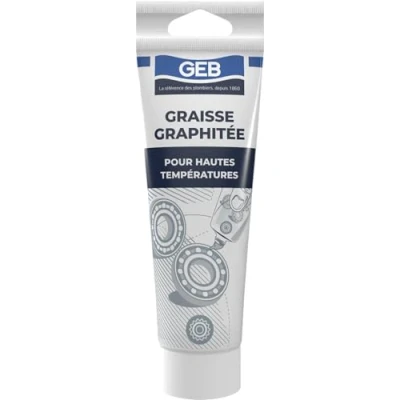 Imagen de GEB Grasa grafiada para cerradura, lubricación seca y sellado de sistemas sometidos a altas temperaturas o muy fuertes carga Tubo 125 ml