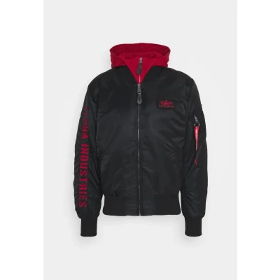 Imagen de Alpha Industries Chaqueta de entretiempo, Hombre, Talla: XXL, Black/red