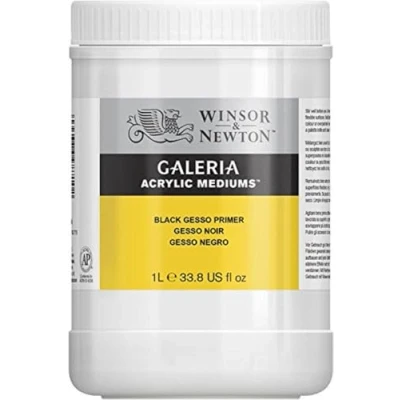 Imagen de Winsor &amp; Newton Acrílico Medio, Gesso Schwarz, 1 L, 1000