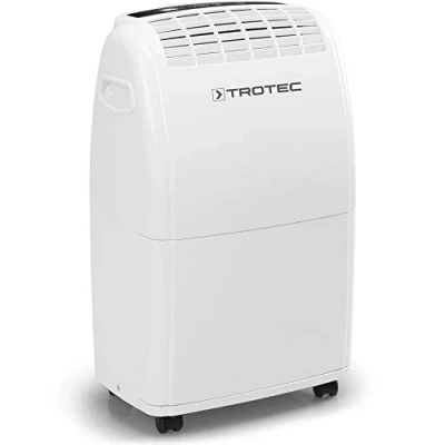 Imagen de TROTEC Deshumidificador eléctrico TTK 75 E, 20L/24h, Depósito 3L, Portátil, Para Habitaciones de hasta 45m²/110m3, Filtro Aire, Silencioso, 320 W, Auto Apagado, Higrostato Automático, Blanco