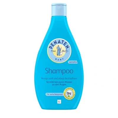 Imagen de PENATEN champú (400 ml), para bebés especialmente desarrollado recién nacidos, sin parabenos, sulfatos ni colorantes, limpia suavemente y lágrimas