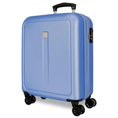 Imagen de Roll Road Camboya Maleta de Cabina Azul 40x55x20 cms Rígida ABS Cierre combinación Lateral 37L 2,78 kgs 4 Ruedas Dobles Equipaje Mano