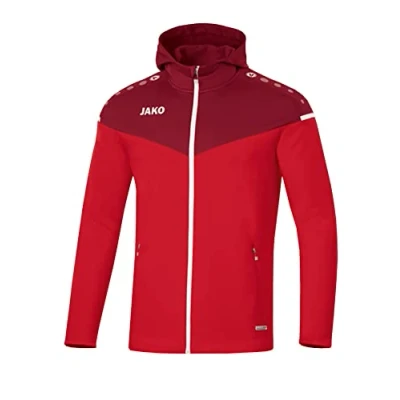 Imagen de JAKO Chaqueta con Capucha Champ 2.0, Hombres, Rojo/Vino, Small