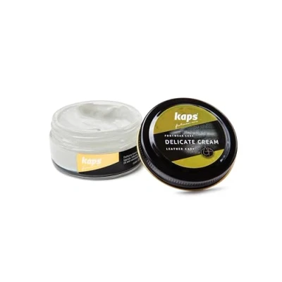 Imagen de Kaps Crema para El Cuidado del Calzado, Intensivo Y Nutritivo Cuero, Delicate, 70 Colores (119 gris pálido)