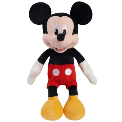 Imagen de Just Play Animal de Peluche pequeño con Sonidos Mickey Mouse Disney Classics, 25,4 cm, Peluche, Juguetes para niños a Partir 2 años