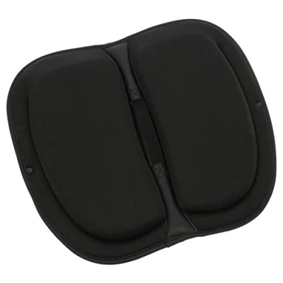 Imagen de Sumex Cojín Plegable de Espuma Memoria para Asiento, Gel Todo Tipo Asientos Coche, Oficina. Ideal Viajar. Diseño Específico Descompresión la Espalda, RK19052