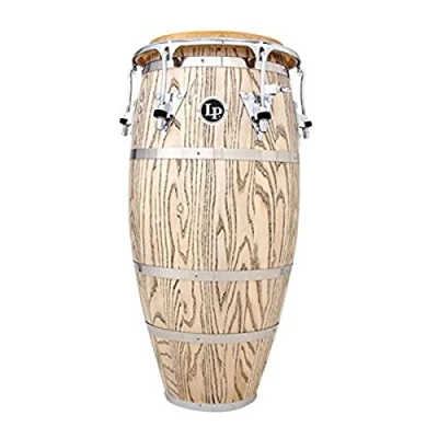 Imagen de Latin Percussion Conga Giovanni Palladium Tumba 12,5 Pulgadas LP862Z, Fresno Natural, Hardware cromado