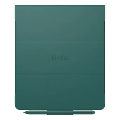 Imagen de Nueva Funda para Amazon Kindle Scribe protectora elegante con tapa plegable y acople magnético Material vegetal