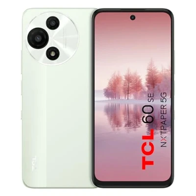 Imagen de TCL 60 SE NXTPAPER 5G: Smartphone con Pantalla de 6.7&quot; HD+ 120Hz, 18GB RAM (8GB + 10GB Expansión), 256GB Almacenamiento, Cámara Dual 50MP, Batería 5200mAh, Verde