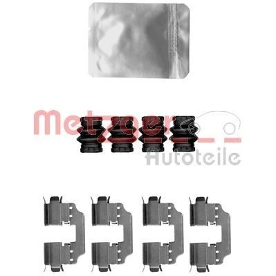 Imagen de METZGER 109 1881 Kit de accesorios, pastillas frenos MERCEDES BENZ: Clase A, B
