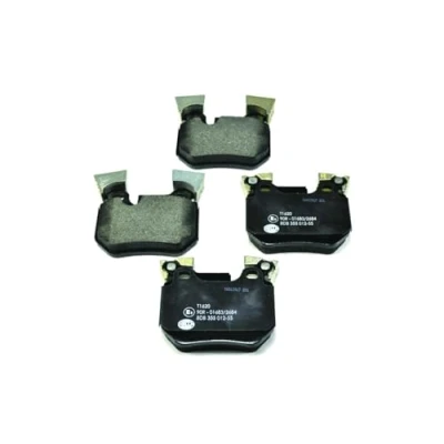 Imagen de HELLA 8DB 355 012 551 Juego de pastillas freno preparado para indicador desgaste con pesos equilibrio BMW: 1 Coupé, Cabrio