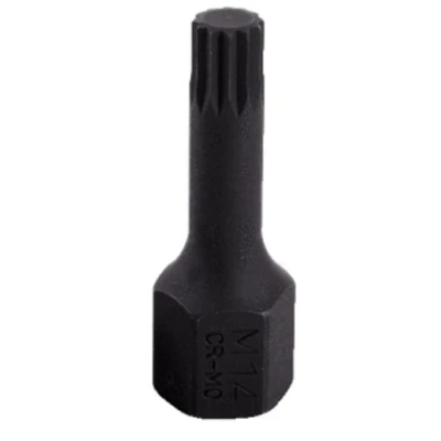 Imagen de KS TOOLS 515.1161 Piezas insertables de llave cubo 1/2Pulgada M14 Acero Cr Mo dentado interior