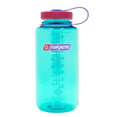 Imagen de Nalgene Sustain Tritan Botella de agua sin BPA hecha con material derivado del 50% residuos plástico, 32 onzas, boca ancha, surfista