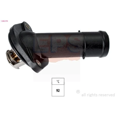 Imagen de EPS 1.880.779 Termostato, refrigerante 92 Made in Italy OE Equivalent con junta VOLKSWAGEN: GOLF 6, Passat B6 Berlina, Variant