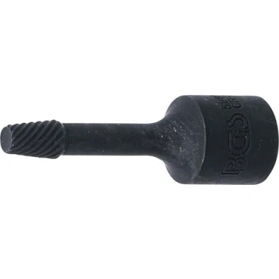Imagen de BGS 5281 6 Llave de vaso perfil en espiral / extractor tornillos entrada 10 mm (3/8&quot;)