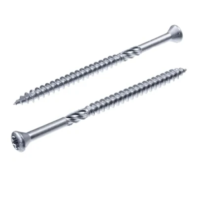 Imagen de SECCARO Tornillo para Madera con Punta de Corte y Muesca Corte, 5 x 80 mm, Acero Inoxidable C1, 100 Unidades