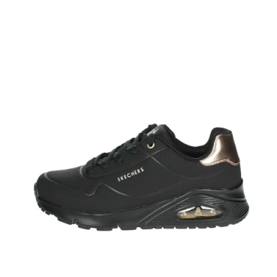 Imagen de Skechers Uno Gen1 Shimmer Away, Zapatos deportivos Niñas, Black Synthetic/Black Trim, 28.5 EU